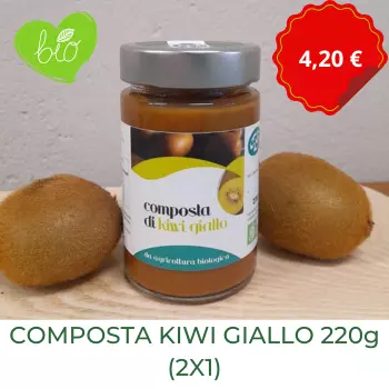Composta kiwi giallo 220 g 2x1